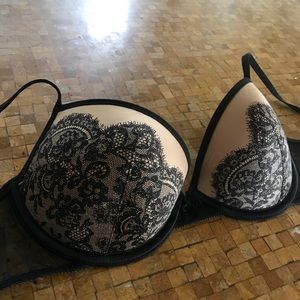 NWOT aerie lace print push up bra